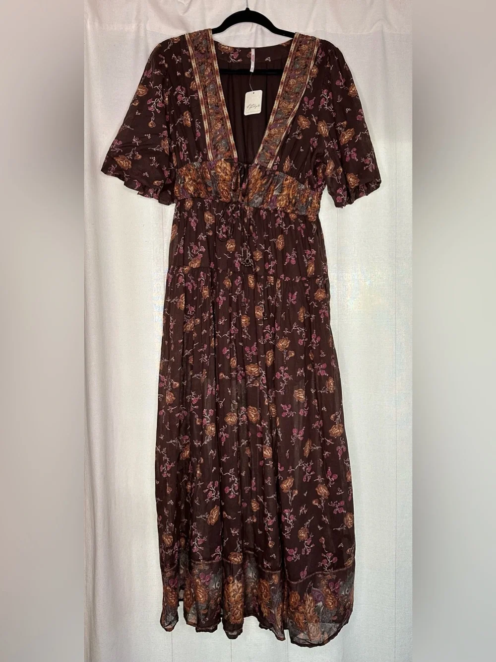 NWT Free People Lynette Maxi Dress Size Small - Picture 4 of 9